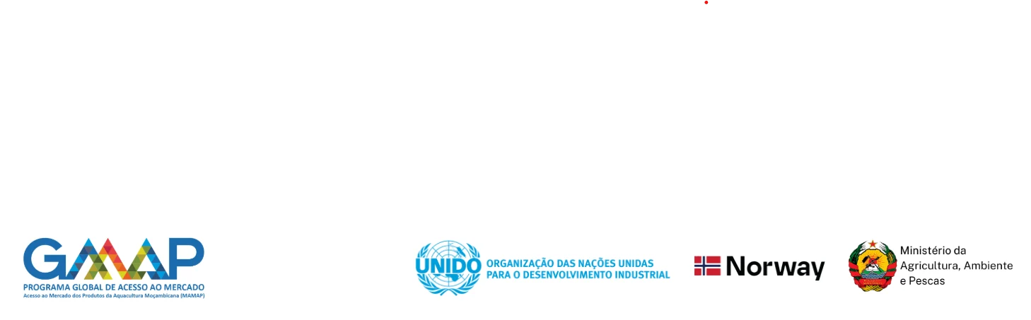 GMAP · UNIDO · Norway · Ministério da Agricultura, Ambiente e Pescas